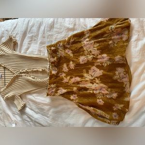 Free people floral skirt